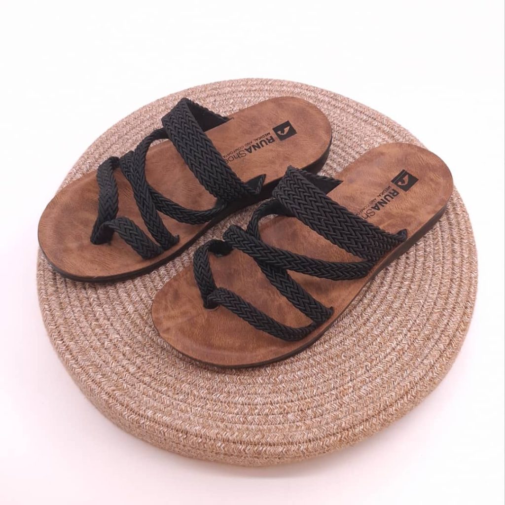 صندل مردانه لاانگشتی کشبافت